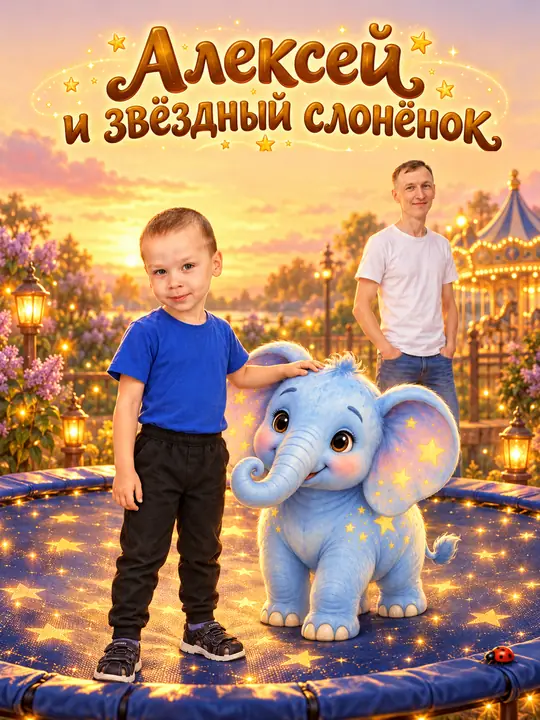 Книга «Алексей и звёздный слонёнок»