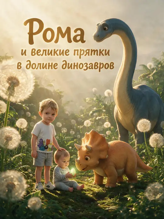 Книга «Рома и великие прятки в долине динозавров»